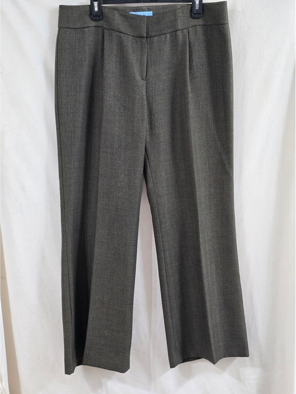 Antonio Melani Women's Gray Dress Pants Size 14 Polyester